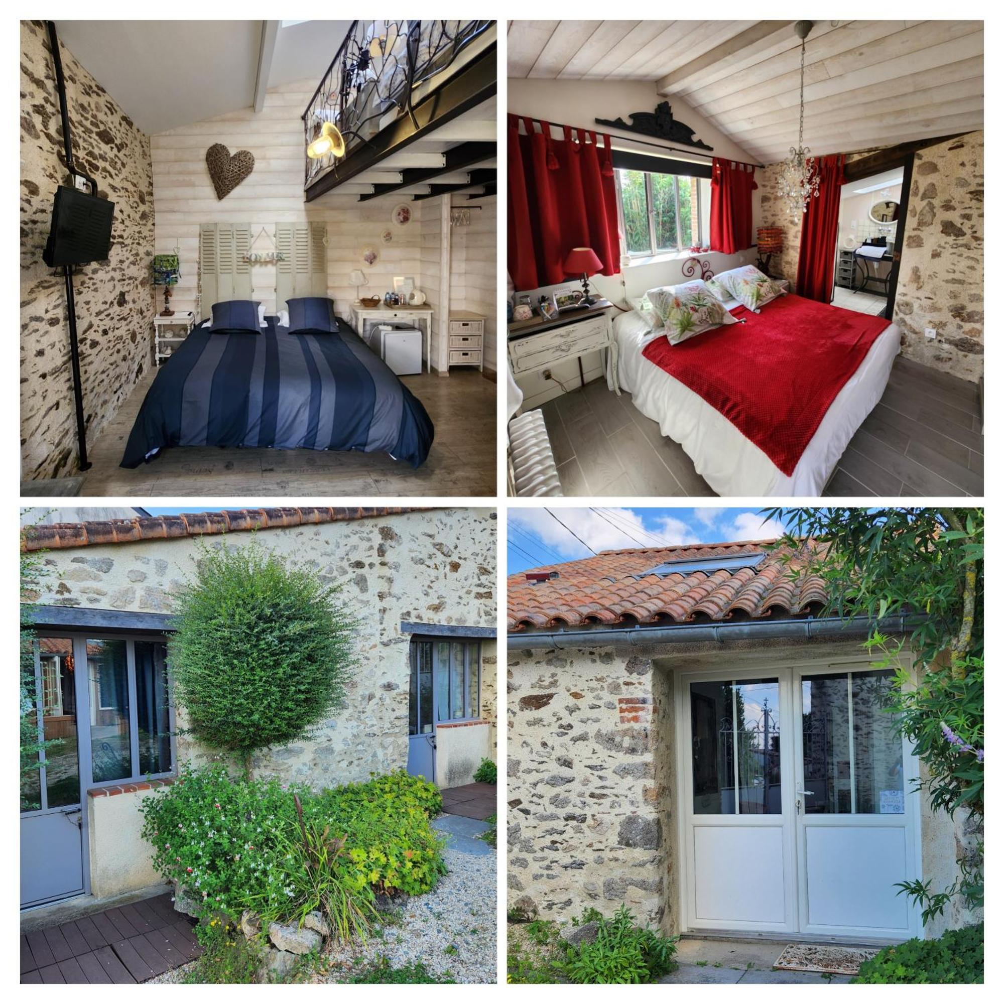 Les Chambres De La Forge Des Collines Les Herbiers Esterno foto
